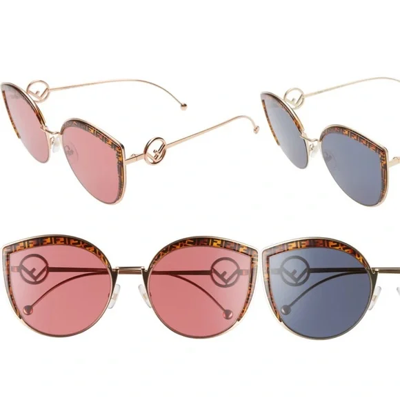 Fendi | Accessories | Fendi 58mm Metal Butterfly Sunglasses 